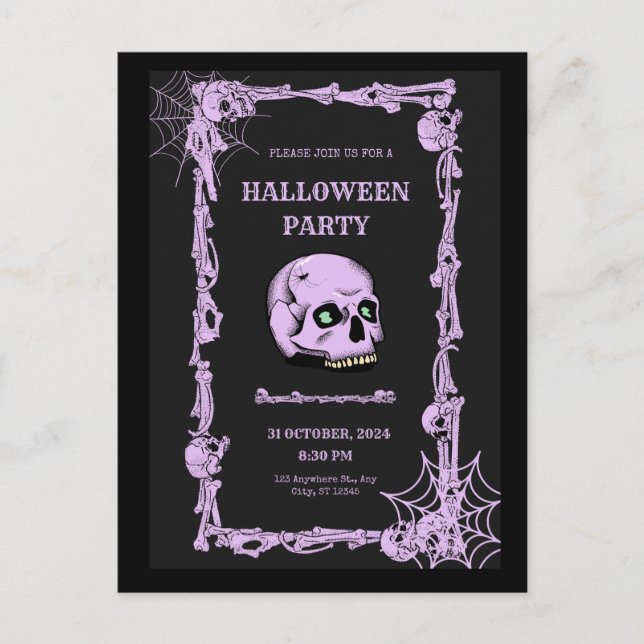 Carte postale Halloween (Devant)