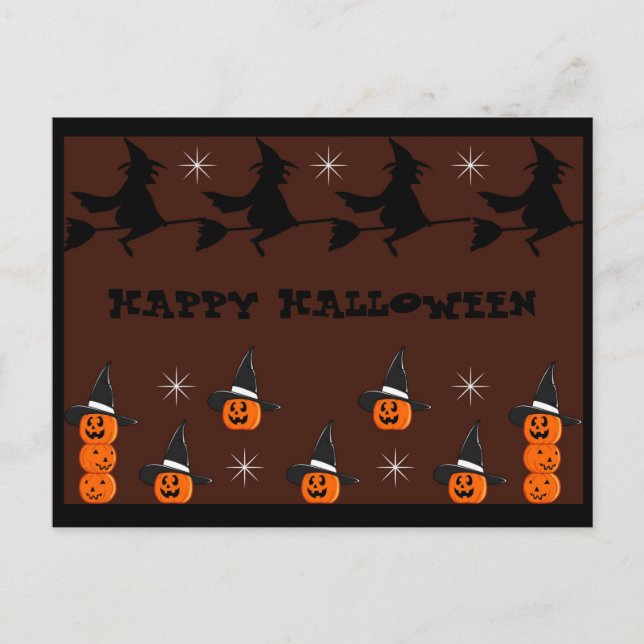 Carte postale Halloween (Devant)