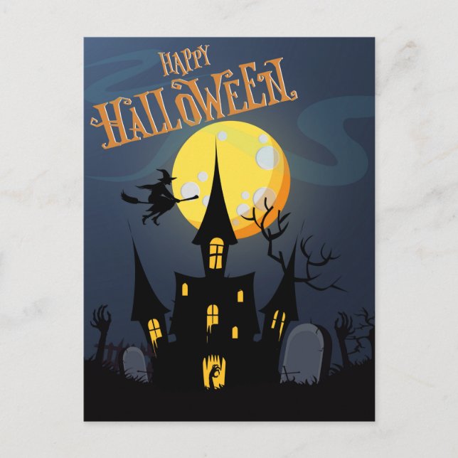 Carte Postale Halloween (Devant)