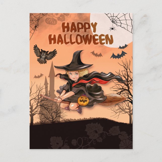 Carte Postale Halloween (Devant)