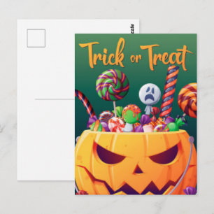 Carte postale Halloween