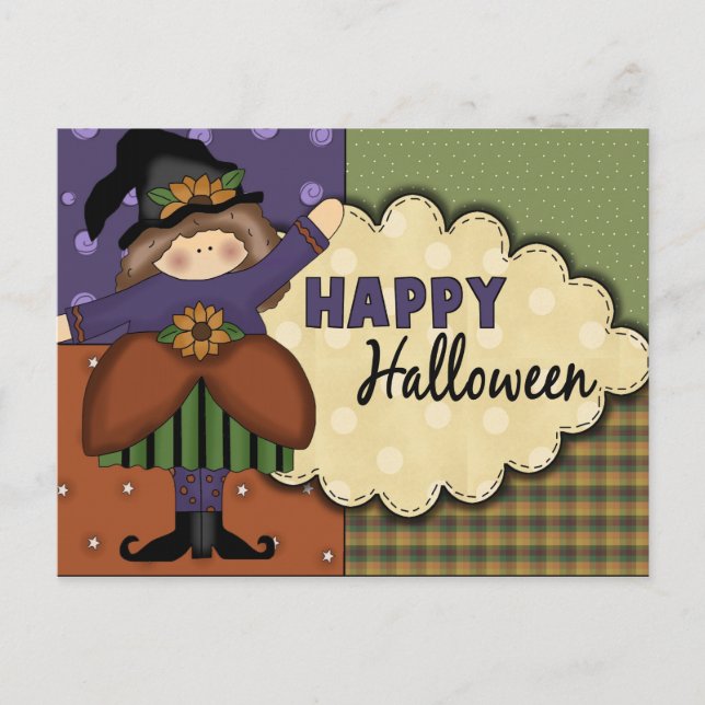 Carte postale Halloween (Devant)