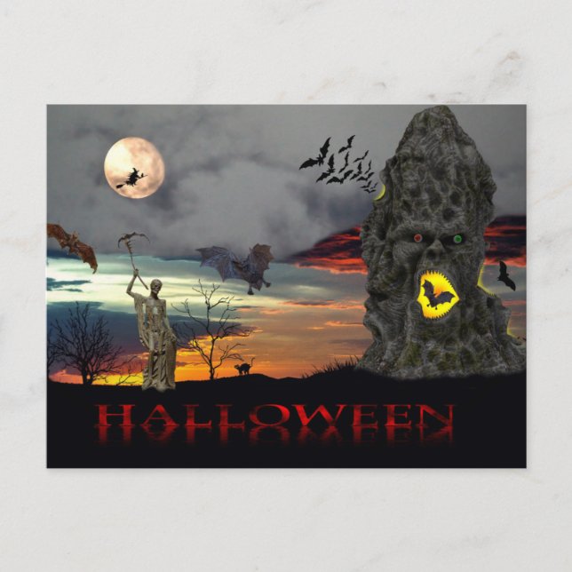 Carte postale Halloween (Devant)