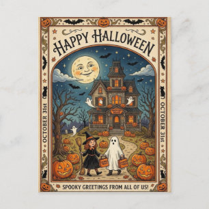 Carte postale Halloween