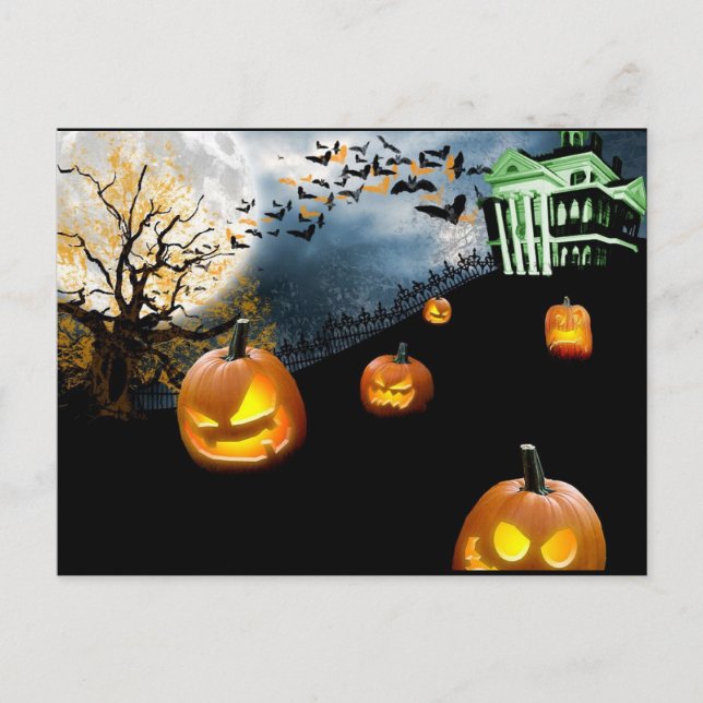 Carte Postale Halloween (Devant)