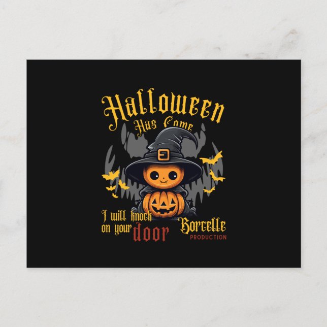 Carte postale Halloween (Devant)