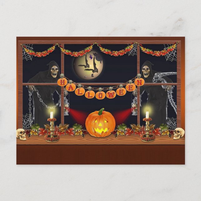 Carte Postale Halloween (Devant)