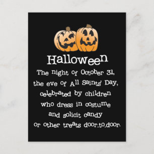 Carte Postale Halloween