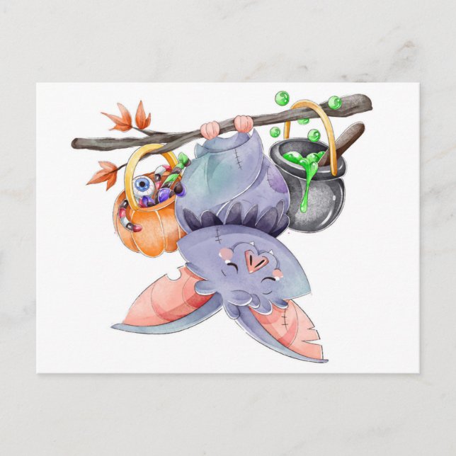 Carte postale Halloween (Devant)