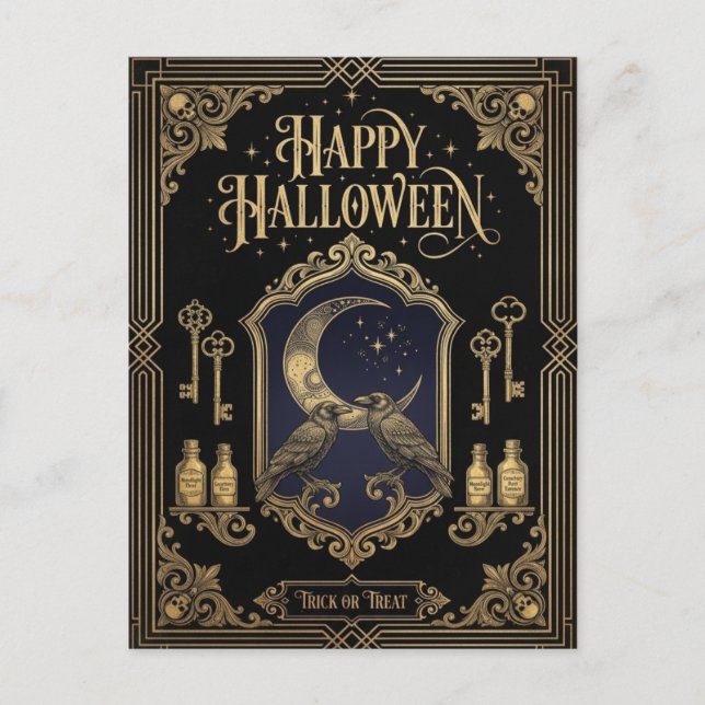 Carte postale Halloween  (Devant)