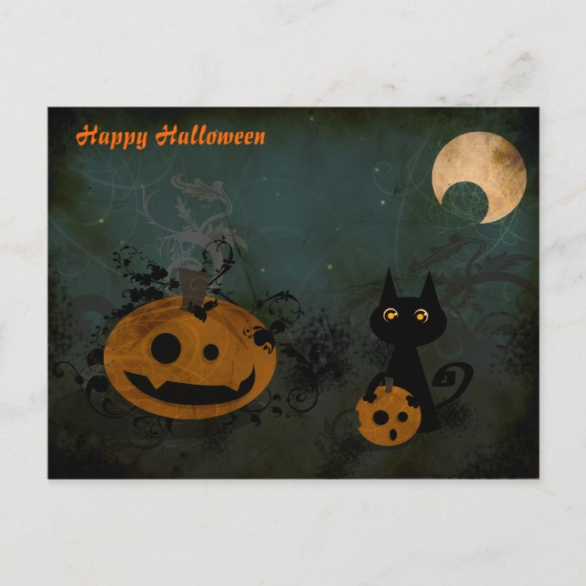 Carte postale Halloween (Devant)