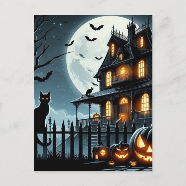 Carte Postale Halloween (Devant)