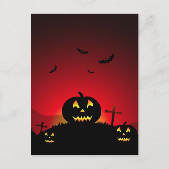 Carte Postale Halloween  (Devant)