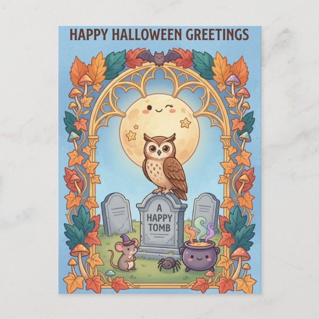 Carte postale Halloween (Devant)