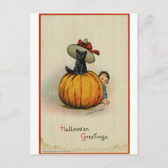 Carte postale Halloween (Devant)