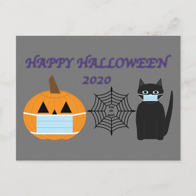 Carte Postale Halloween 2020 (Devant)