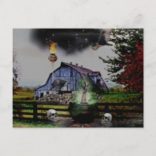 CARTE POSTALE *~* HALLOWEEN À HAUTEUR À HAUTEUR À HAUTEUR