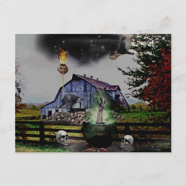 CARTE POSTALE *~* HALLOWEEN À HAUTEUR À HAUTEUR À HAUTEUR (Devant)