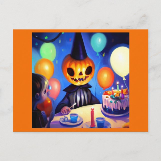 Carte Postale Halloween - Anniversaire 2 (Devant)