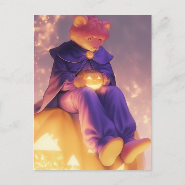 Carte Postale Halloween Bear Anthro (Devant)
