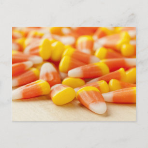 Carte Postale Halloween bonbons triés Corn
