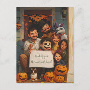 Carte Postale Halloween Boo