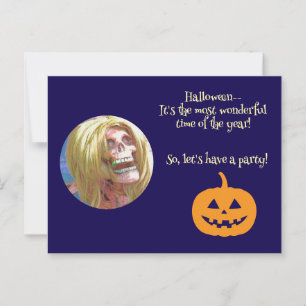 CARTE POSTALE HALLOWEEN, C'EST LE MOMENT LE PLUS MERVEILLEUX DE 