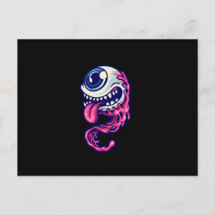 Carte Postale Halloween character one eye