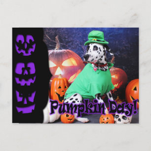 Carte Postale Halloween - Dalmatien - Dash