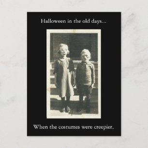 Carte Postale Halloween dans les temps anciens...