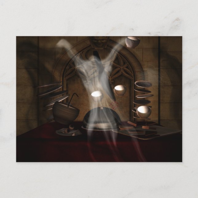 Carte Postale HALLOWEEN Dîner (Devant)