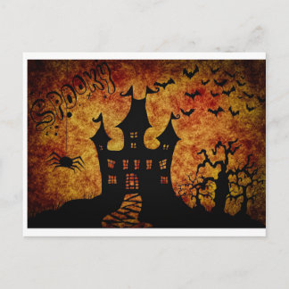 Carte Postale Halloween éffrayant
