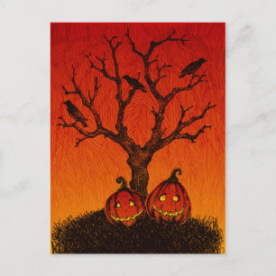 Carte postale Halloween éffrayant