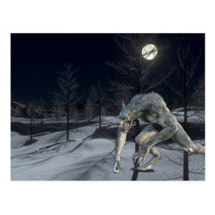 Cartes Postales Loup Garou Originales Zazzle Fr