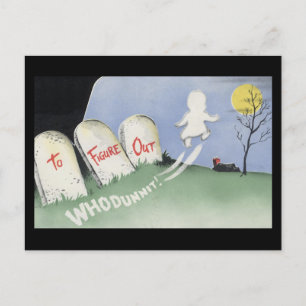 Carte Postale Halloween Éffrayant vintage 8