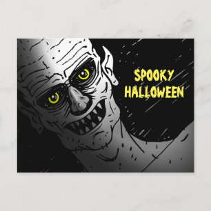 Carte postale halloween éffrayante