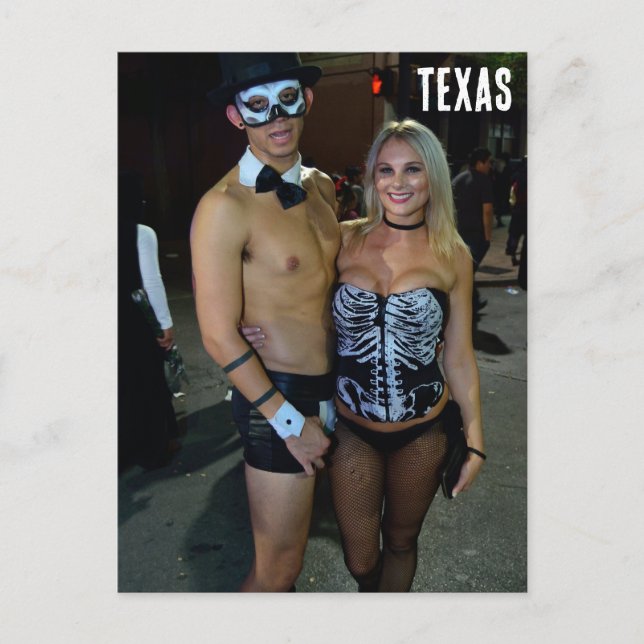 Carte Postale Halloween En Austin, Texas (Devant)