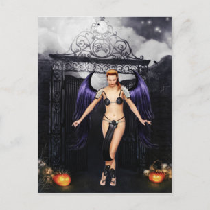 Carte Postale Halloween Fallen Angel