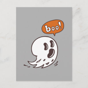 Carte postale Halloween Ghost Boo