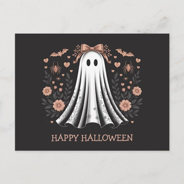 Carte postale Halloween Ghost Girl (Devant)