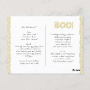 Carte Postale Halloween Ghosts