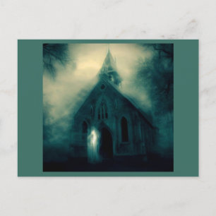 Carte Postale Halloween - Haunted Church 4