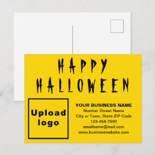 Carte postale Halloween Jaune