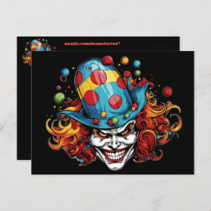Carte postale Halloween/Joker