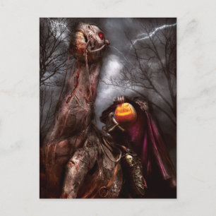 Carte Postale Halloween - Le cavalier sans tête