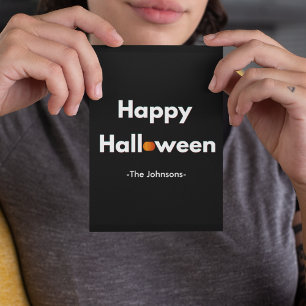 Carte Postale Halloween minimaliste moderne - Personnalisé