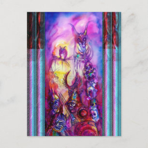 Carte Postale HALLOWEEN MONSTERS / ORK WAR Imaginaire