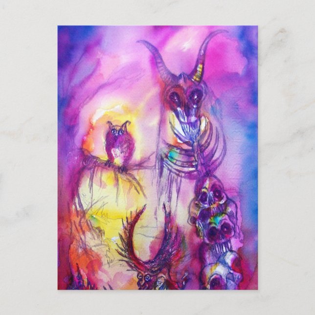 Carte Postale HALLOWEEN MONSTERS / ORK WAR Imaginaire (Devant)