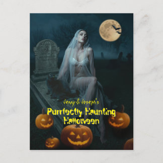 Carte Postale Halloween parfaitement hanté