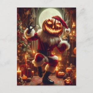 Carte Postale Halloween Père Noël